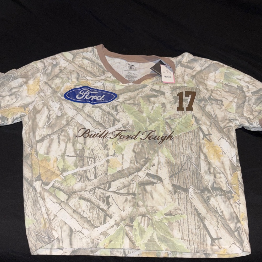 Ford Built Tough Camo Shirt with Logo